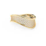 0.75 TCW Round Lab Grown Diamond Wedding Band