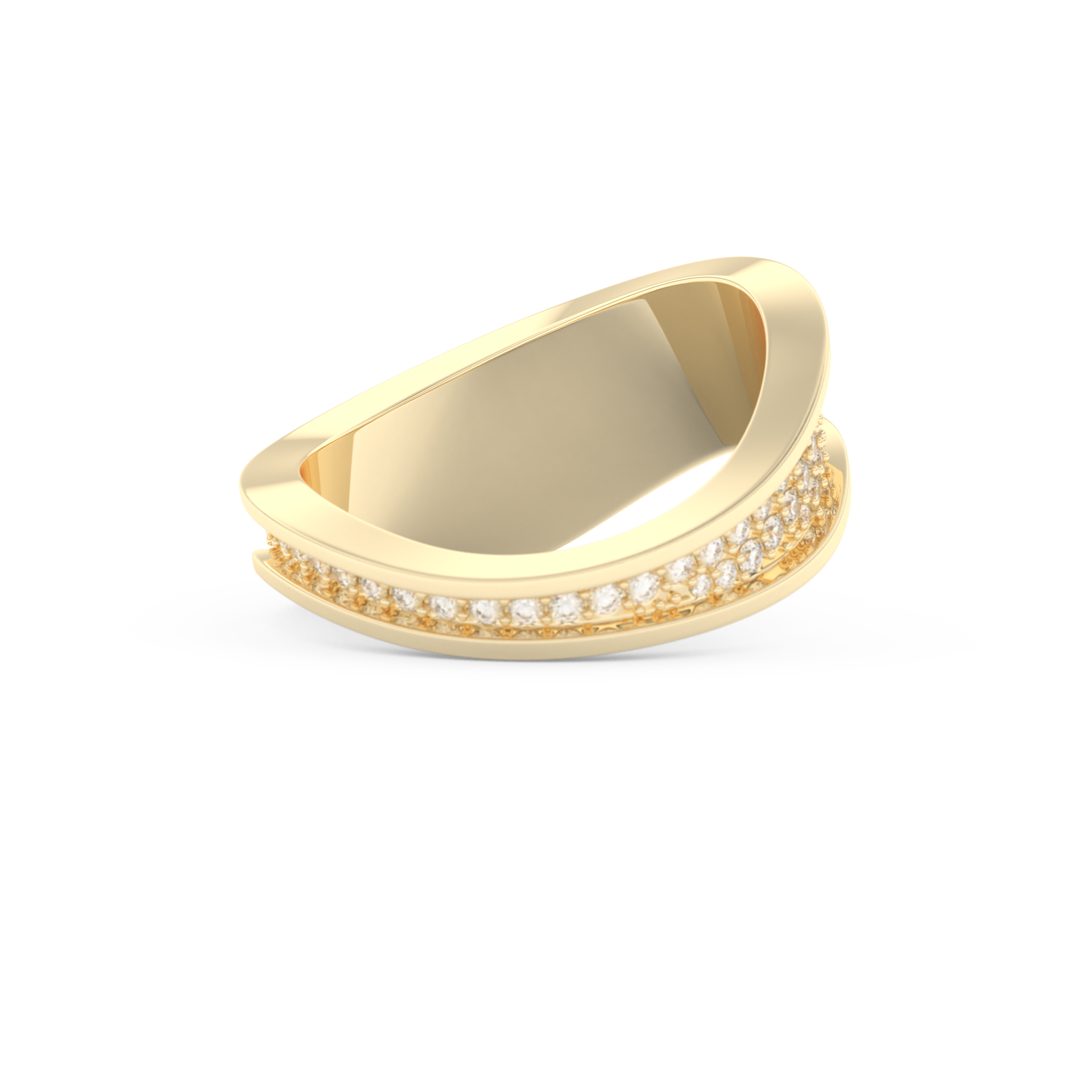 0.75 TCW Round Lab Grown Diamond Wedding Band