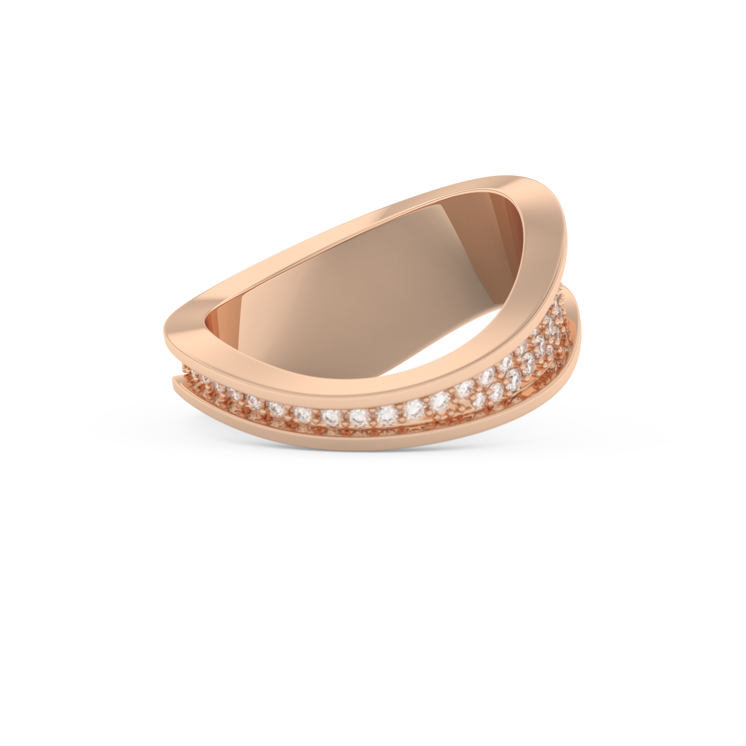 0.75 TCW Round Lab Grown Diamond Wedding Band