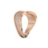 0.75 TCW Round Lab Grown Diamond Wedding Band