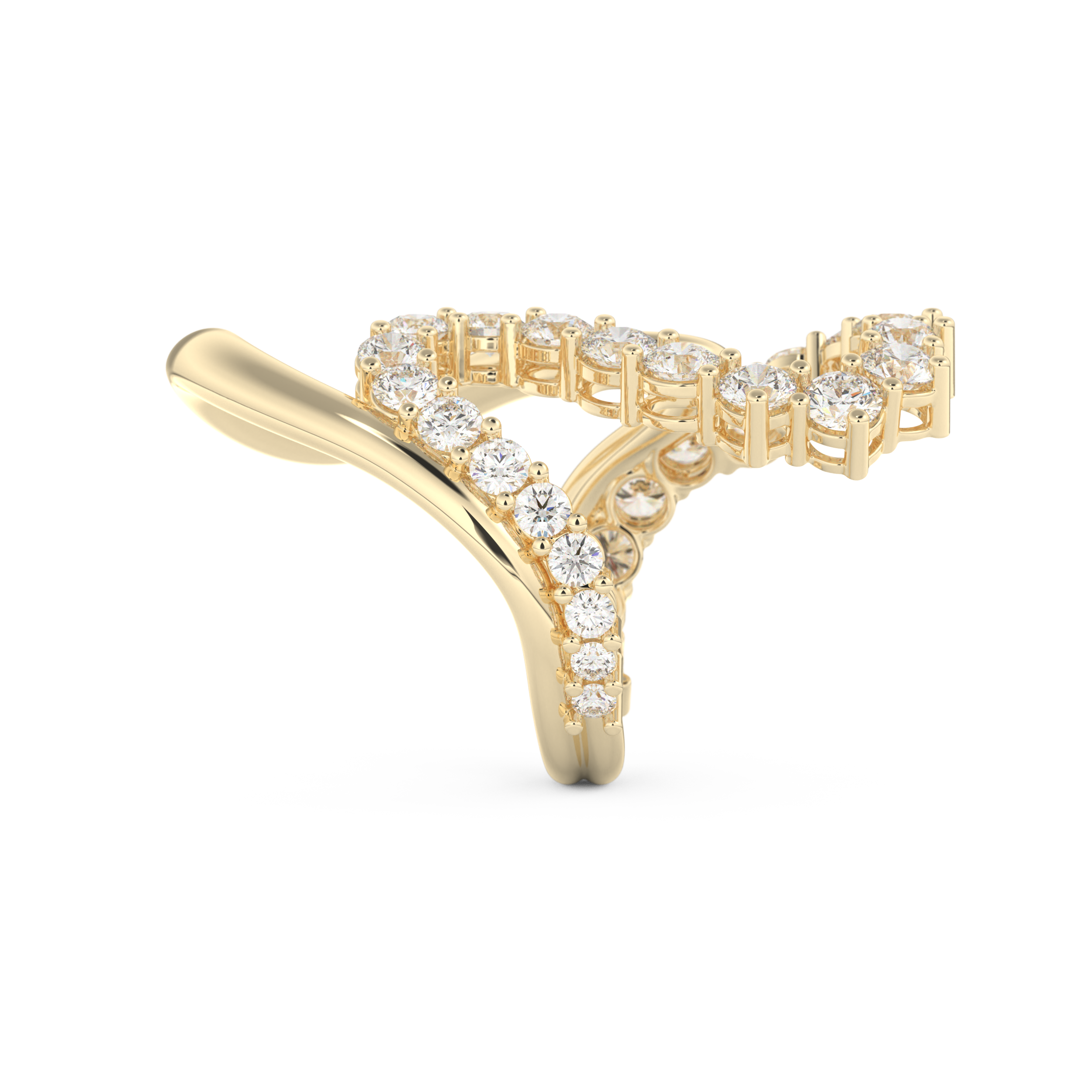 3.08 TCW Round Lab Grown Diamond Wedding Band