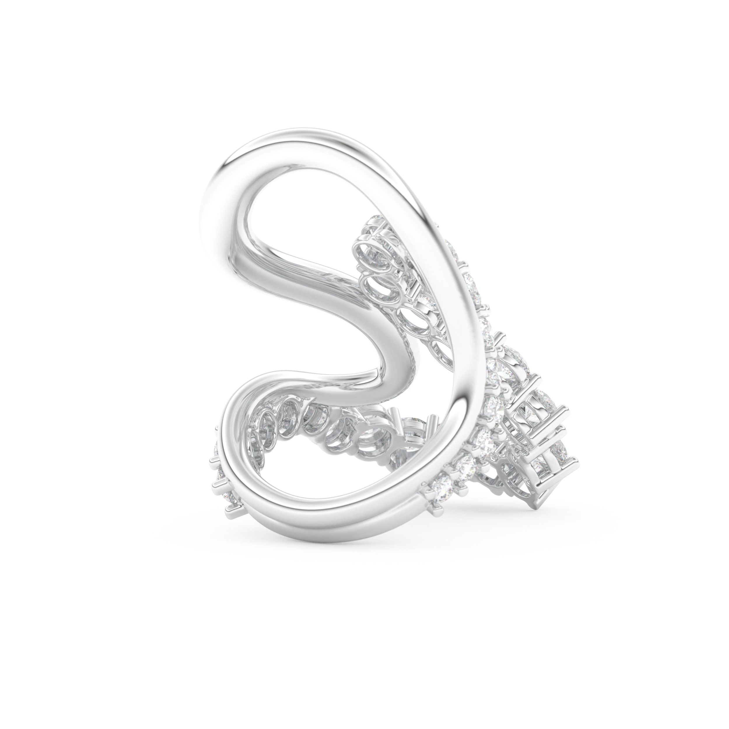 3.08 TCW Round Lab Grown Diamond Wedding Band