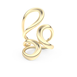 Unique Curved Wedding Band