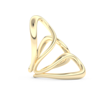 Unique Curved Wedding Band