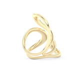 Unique Curved Wedding Band