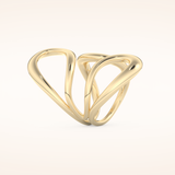 Unique Curved Wedding Band