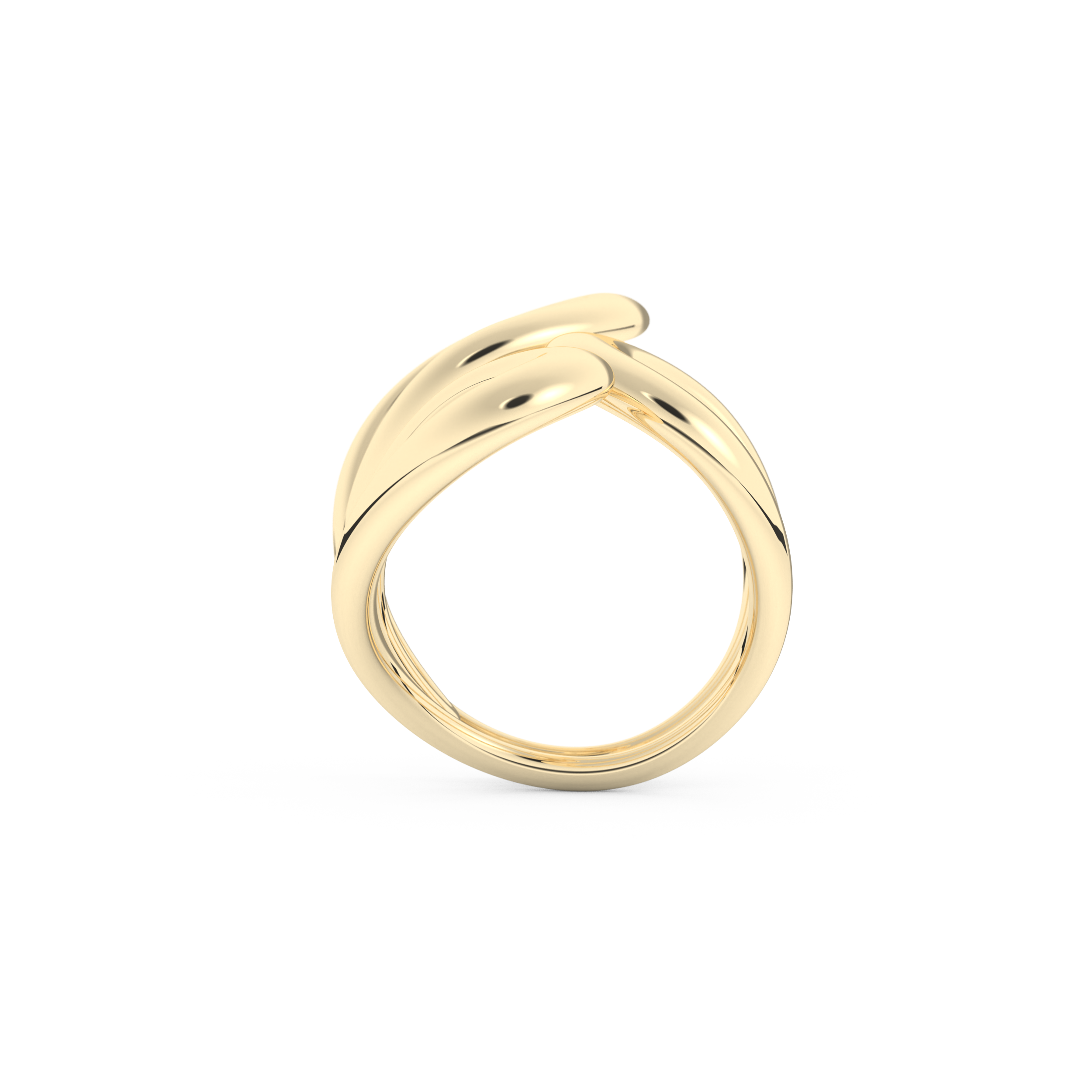 Unique Curved Wedding Band