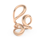 Unique Curved Wedding Band