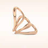 Unique Curved Wedding Band