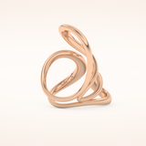 Unique Curved Wedding Band
