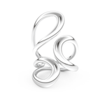 Unique Curved Wedding Band