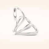 Unique Curved Wedding Band
