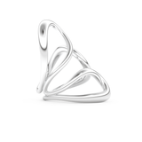 Unique Curved Wedding Band