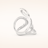 Unique Curved Wedding Band