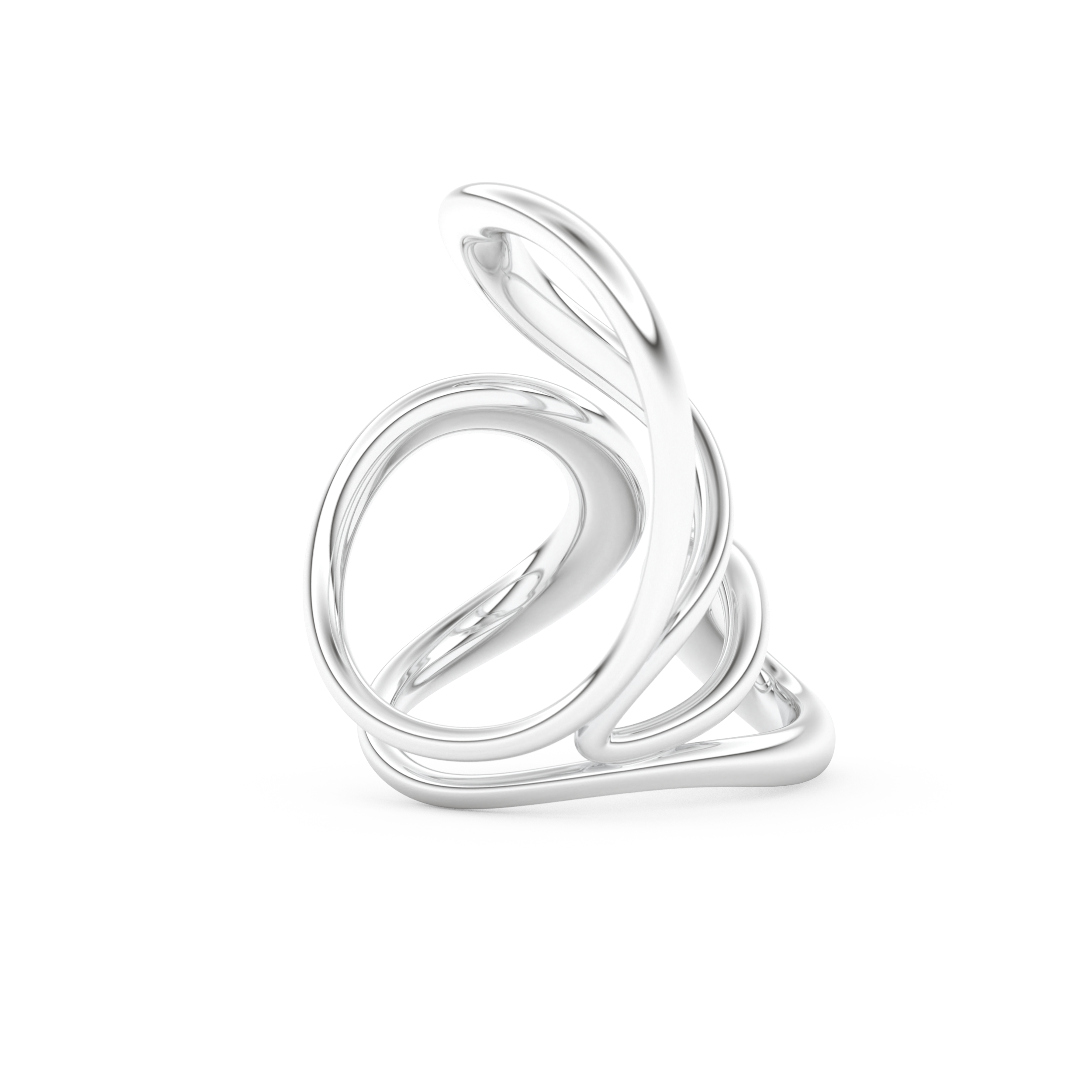 Unique Curved Wedding Band