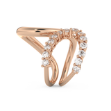 1.13 TCW Round Lab Grown Diamond Wedding Band