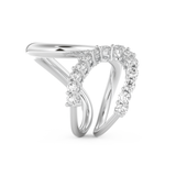1.13 TCW Round Lab Grown Diamond Wedding Band
