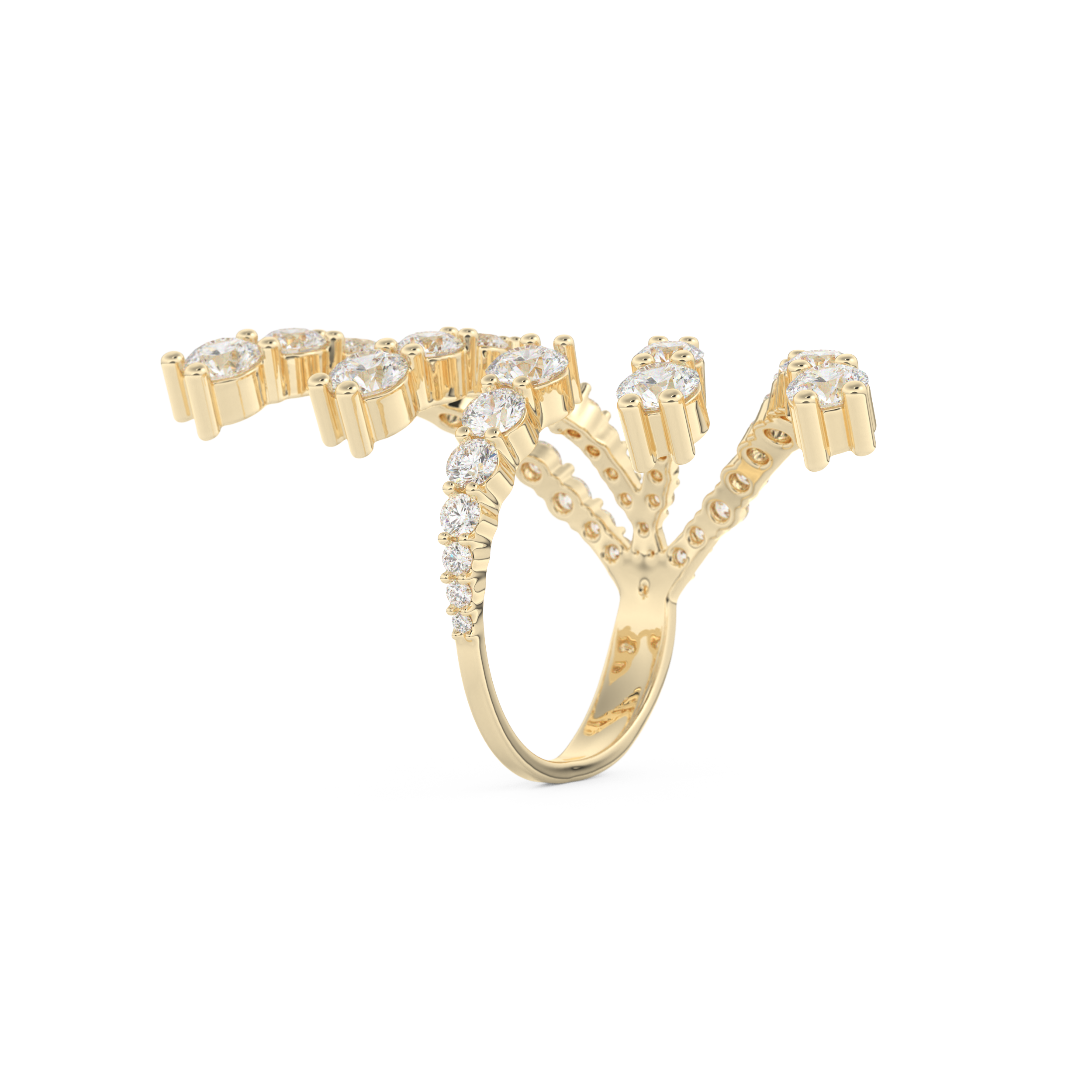 2.717 TCW Round Lab Grown Diamond Wedding Band