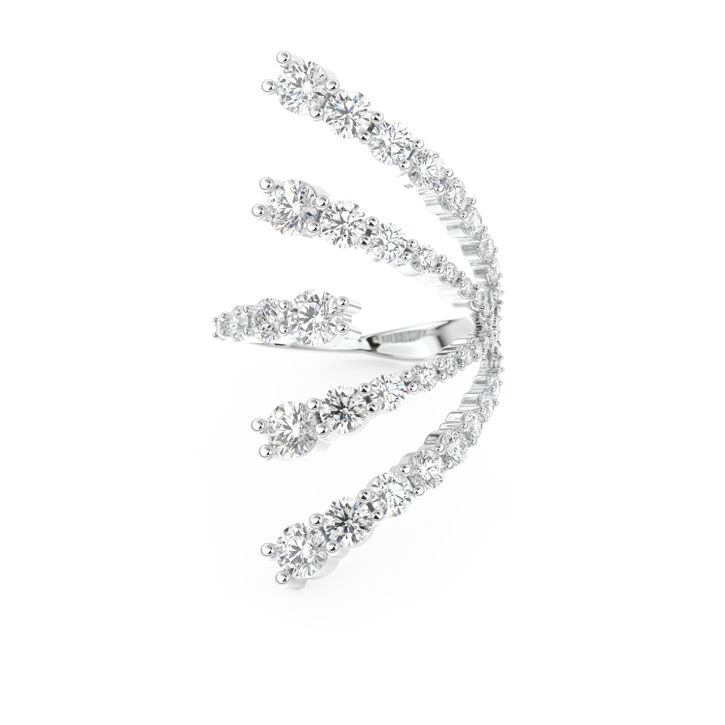 2.717 TCW Round Lab Grown Diamond Wedding Band