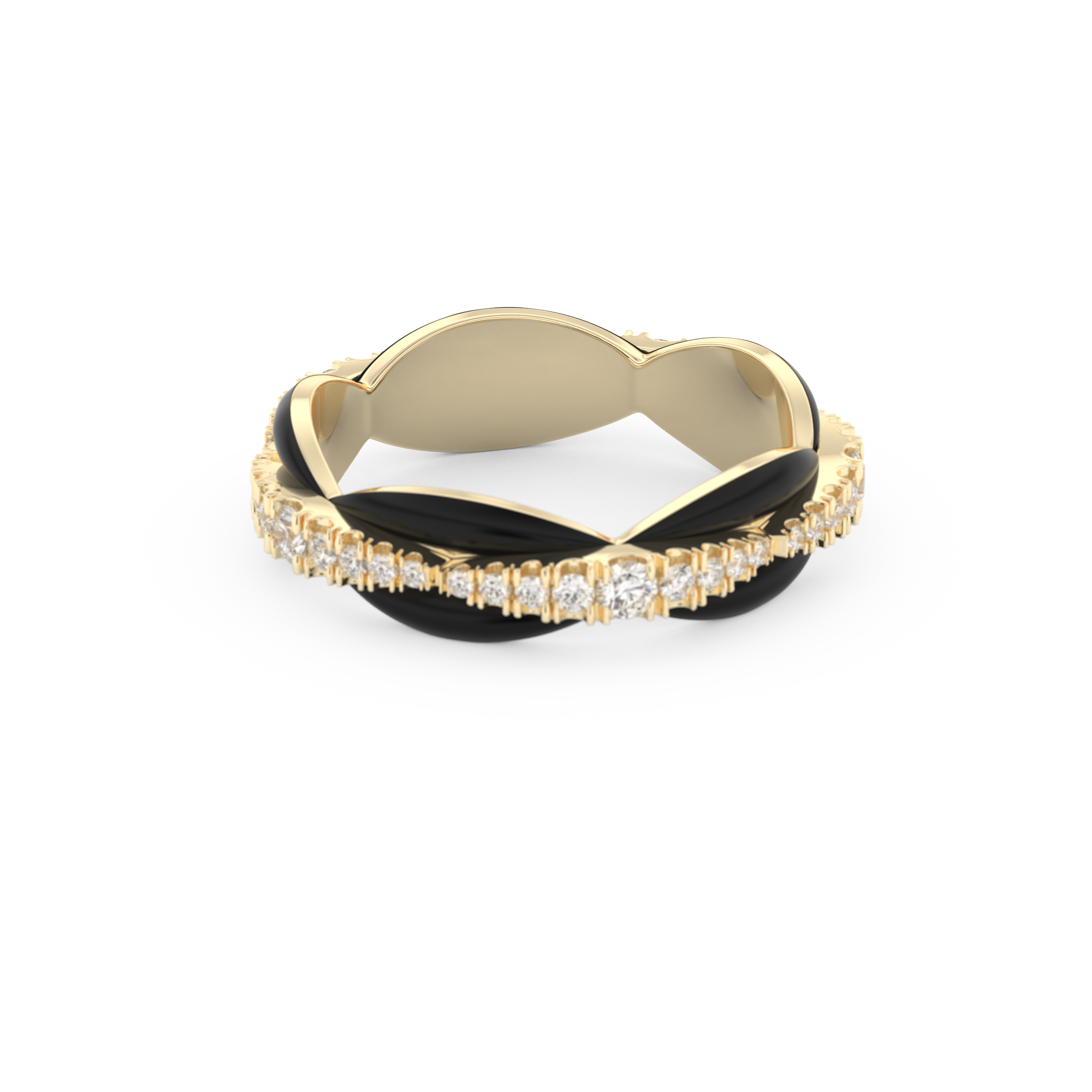 0.369 TCW Round Lab Grown Diamond Wedding Band