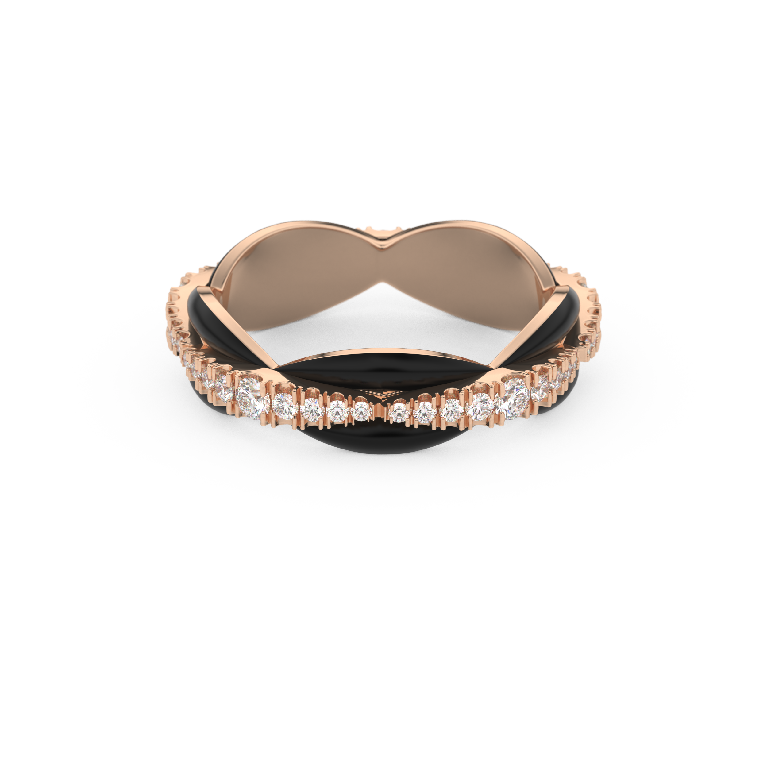 0.369 TCW Round Lab Grown Diamond Wedding Band
