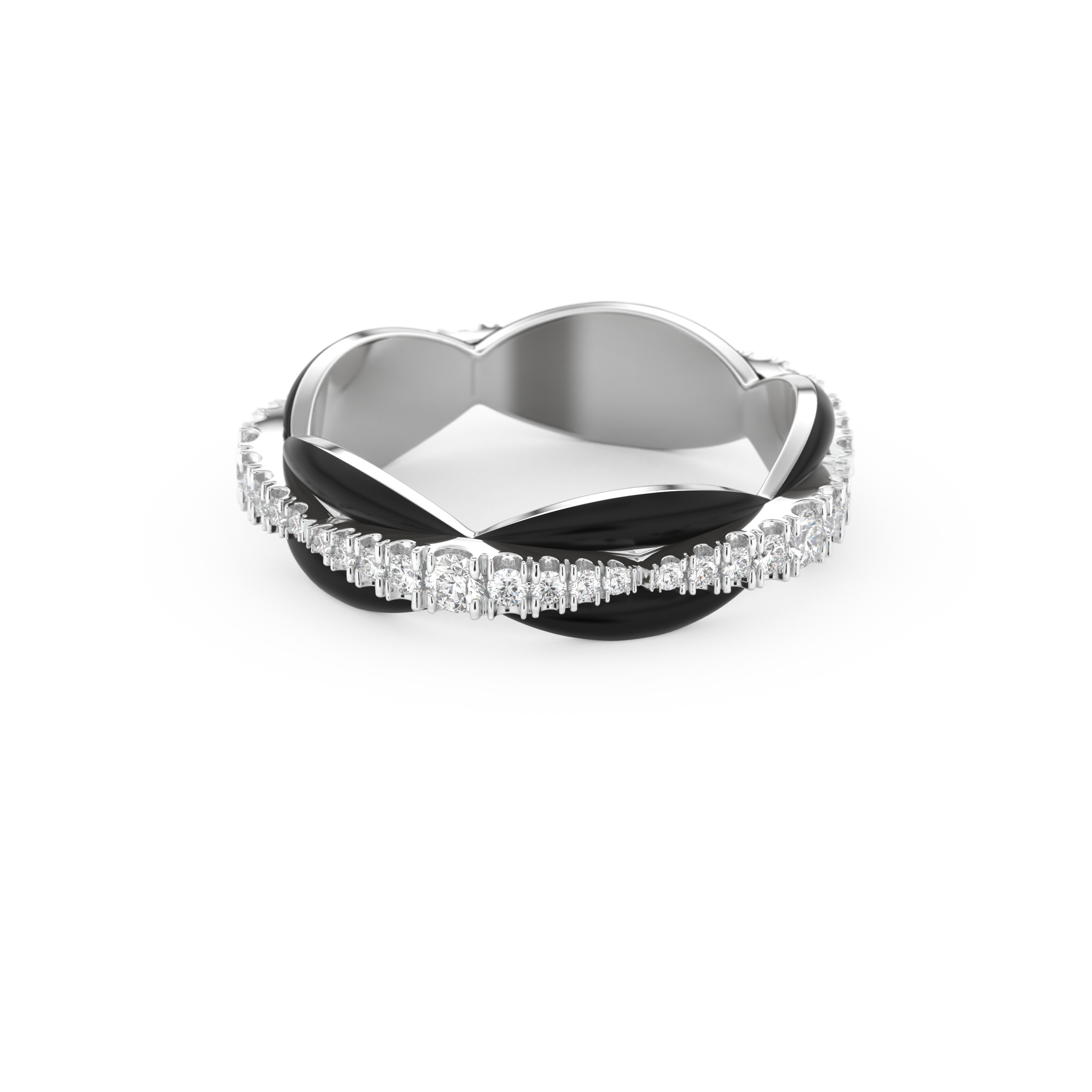 0.369 TCW Round Lab Grown Diamond Wedding Band