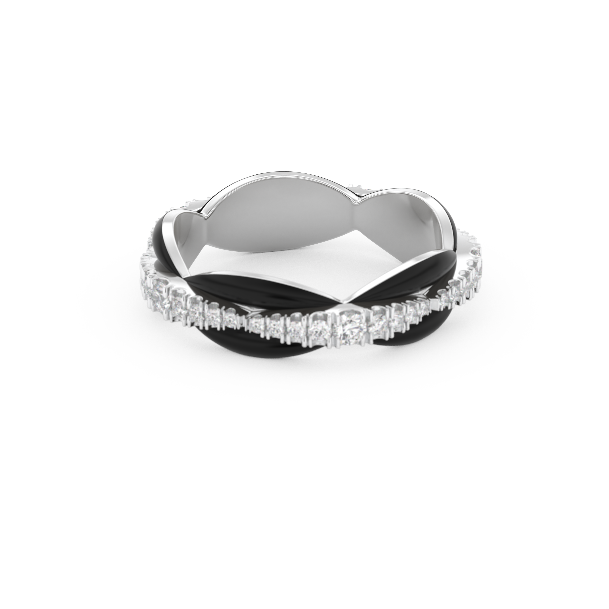 0.369 TCW Round Lab Grown Diamond Wedding Band
