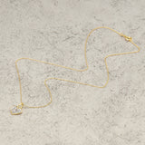 0.30 Carats Round Cluster Moissanite Heart Necklace 4