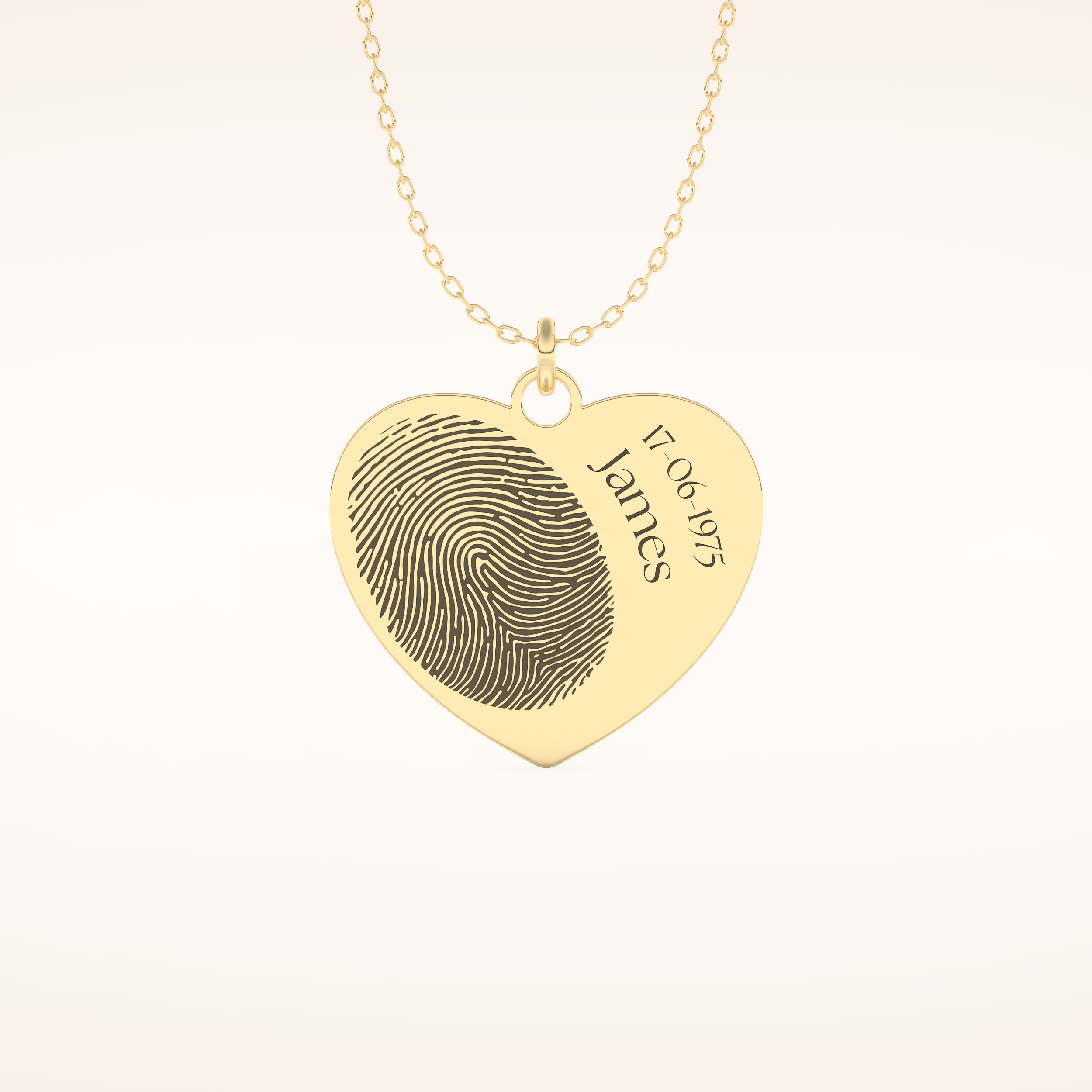 Custom Personalized Fingerprint Pendant Necklace – Crafted with Meaning 6