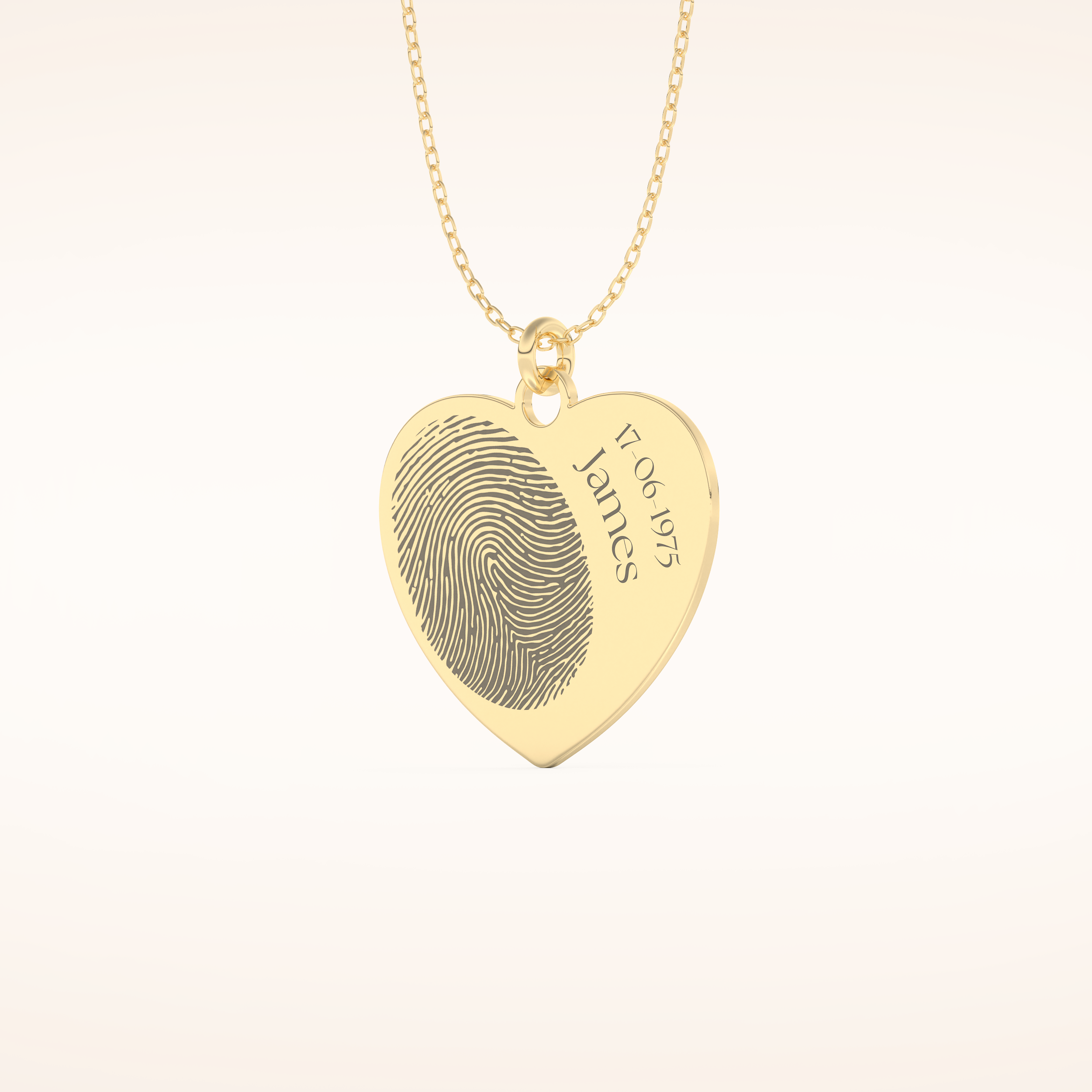 Custom Personalized Fingerprint Pendant Necklace – Crafted with Meaning 7