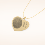 Custom Personalized Fingerprint Pendant Necklace – Crafted with Meaning 10