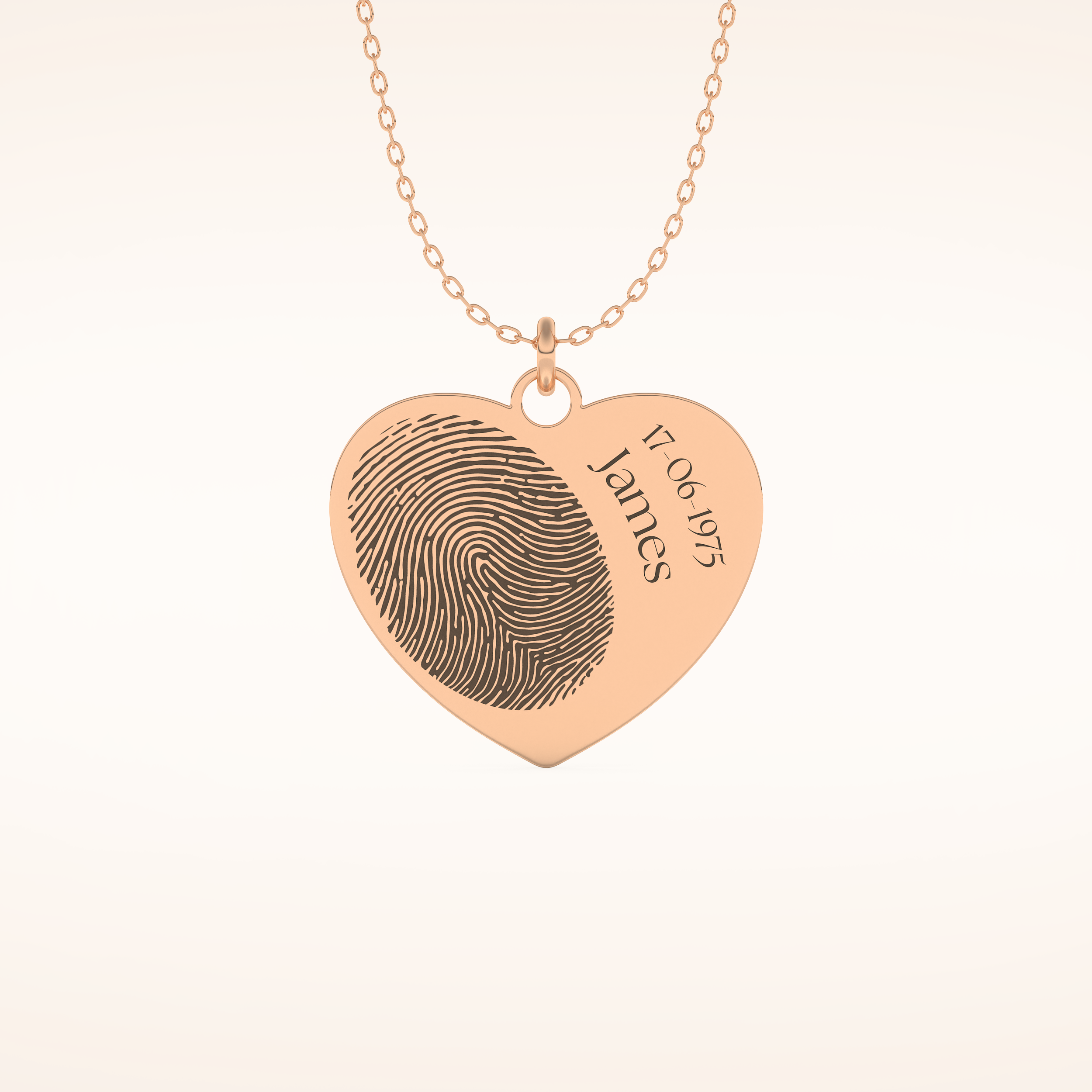 Custom Personalized Fingerprint Pendant Necklace – Crafted with Meaning 11