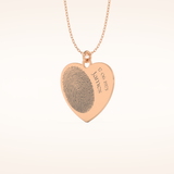Custom Personalized Fingerprint Pendant Necklace – Crafted with Meaning 12