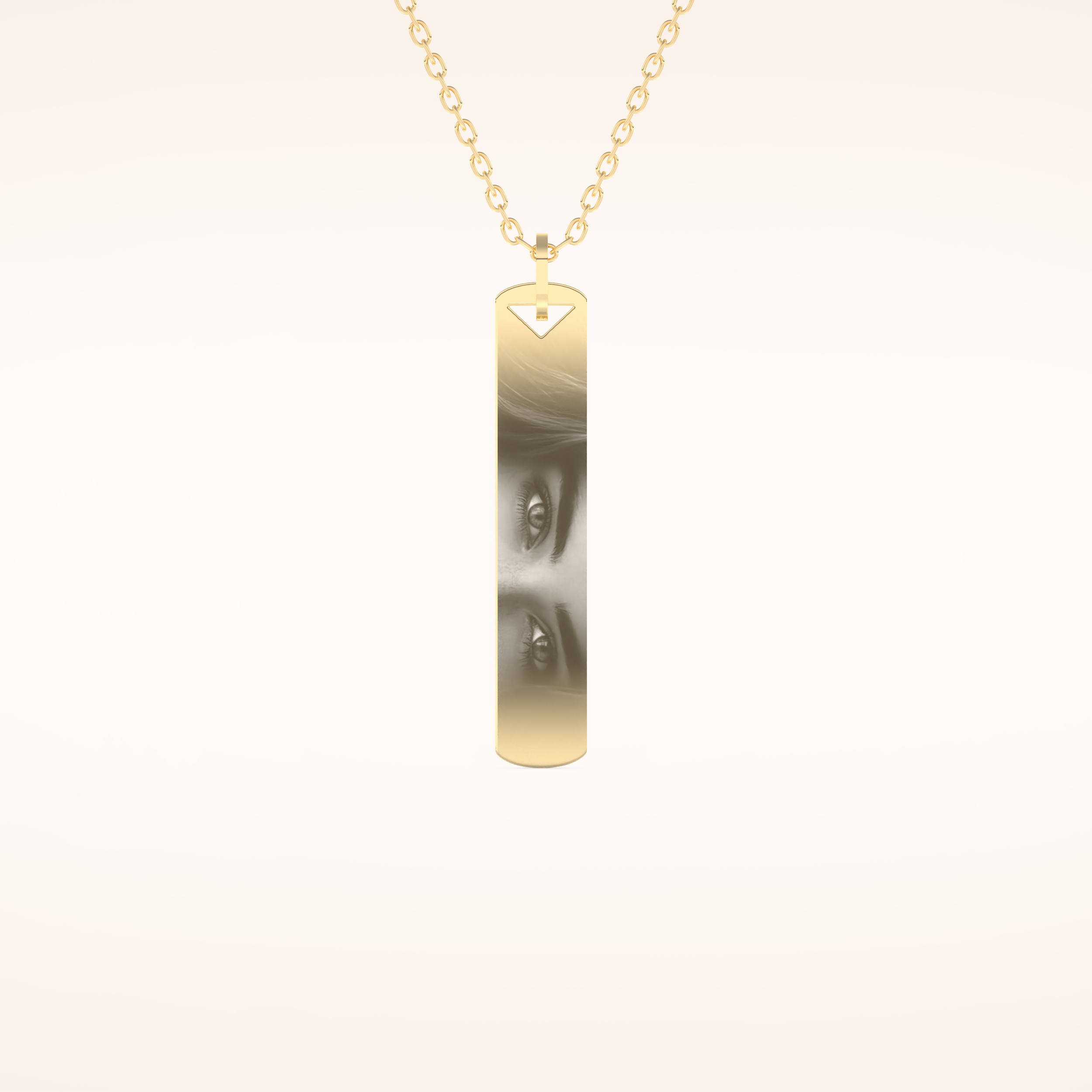 Custom Photo & Name Pendant Necklace – Crafted with Meaning