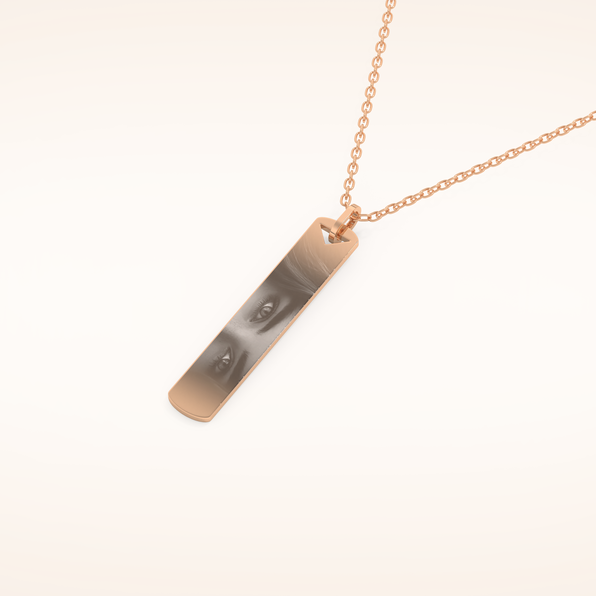 Custom Photo & Name Pendant Necklace – Crafted with Meaning