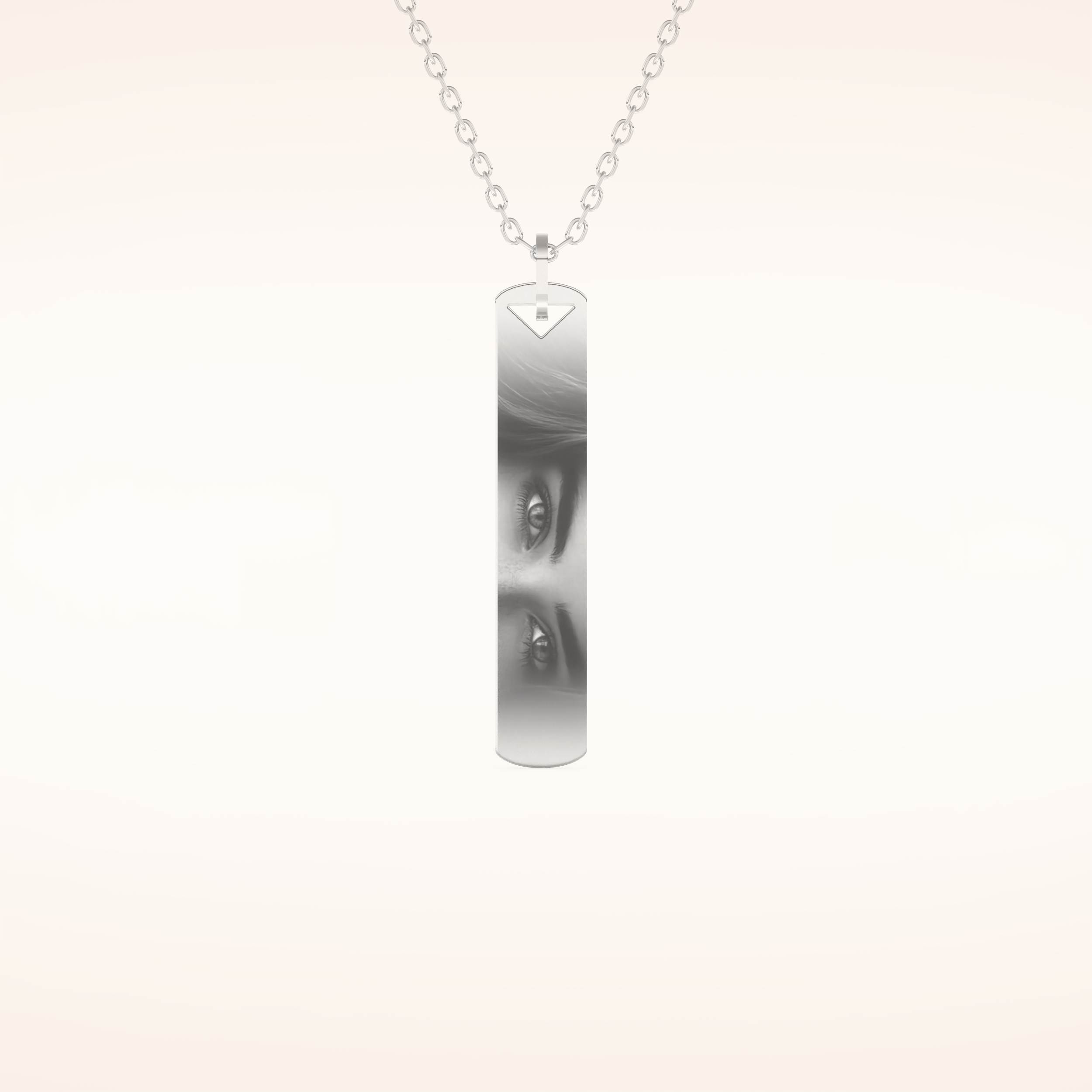Custom Photo & Name Pendant Necklace – Crafted with Meaning