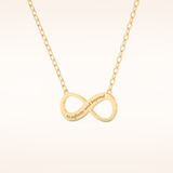 Custom Infinity Pendant Necklace – Crafted with Meaning 7
