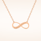 Custom Infinity Pendant Necklace – Crafted with Meaning 11