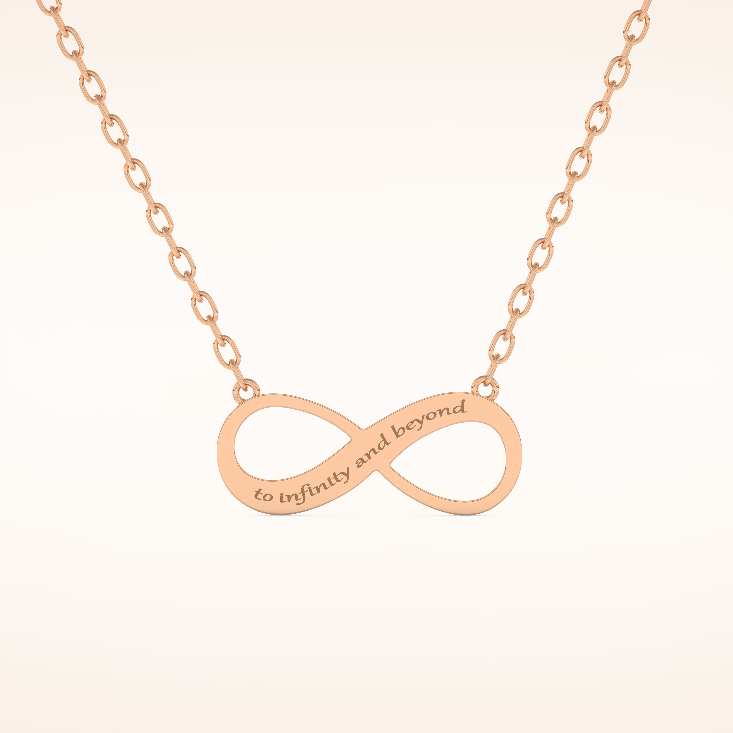 Custom Infinity Pendant Necklace – Crafted with Meaning 11
