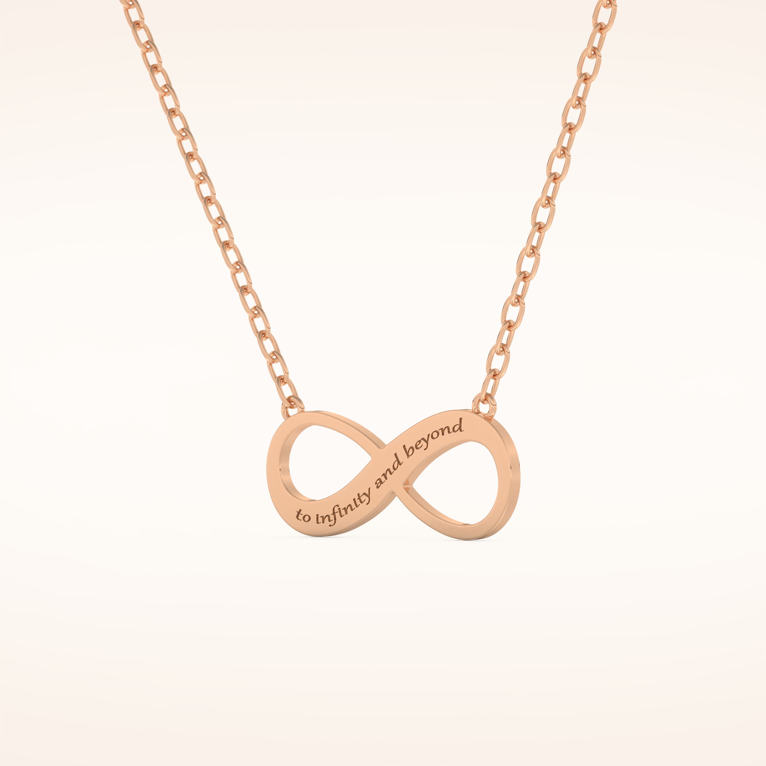 Custom Infinity Pendant Necklace – Crafted with Meaning 12