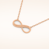 Custom Infinity Pendant Necklace – Crafted with Meaning 15