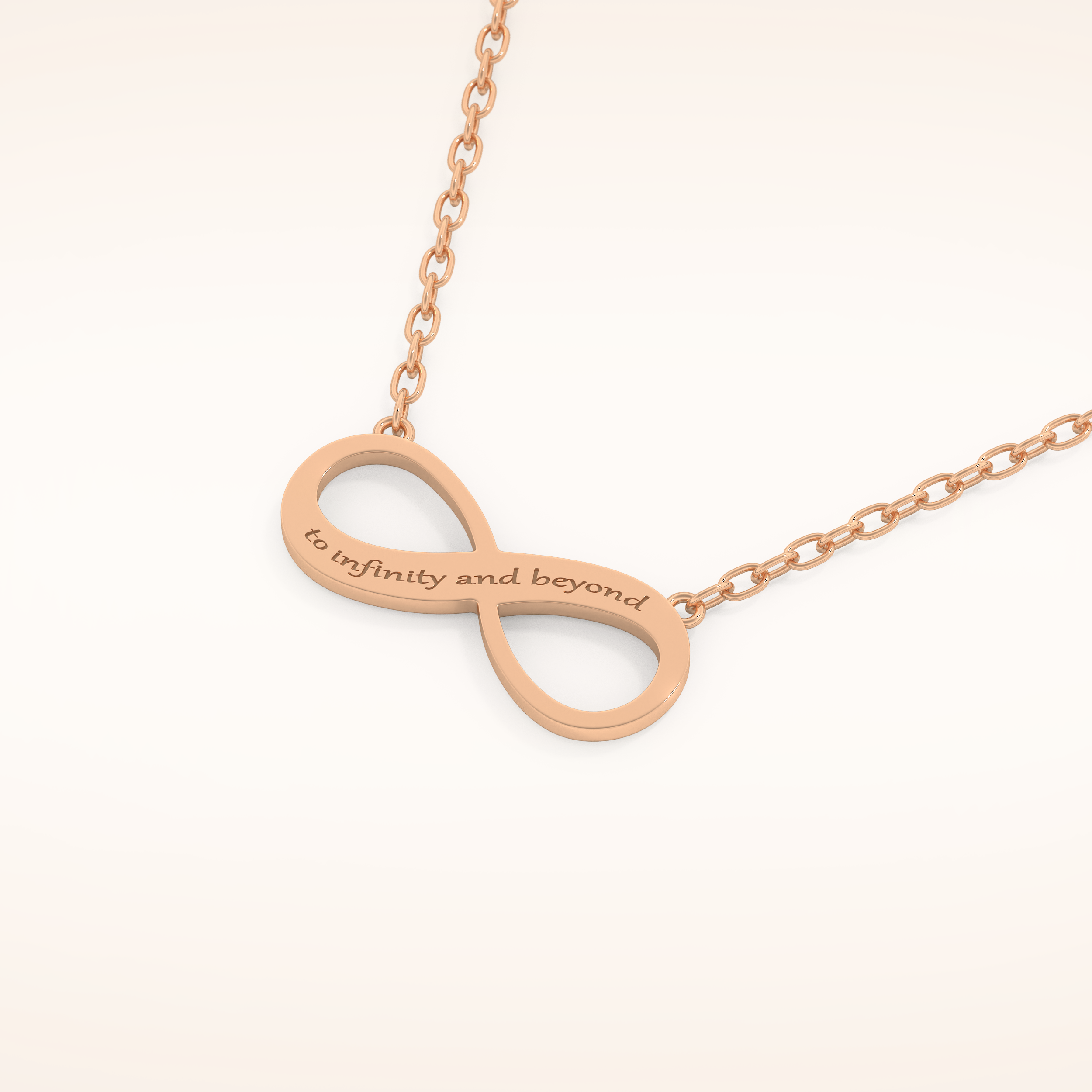 Custom Infinity Pendant Necklace – Crafted with Meaning 15
