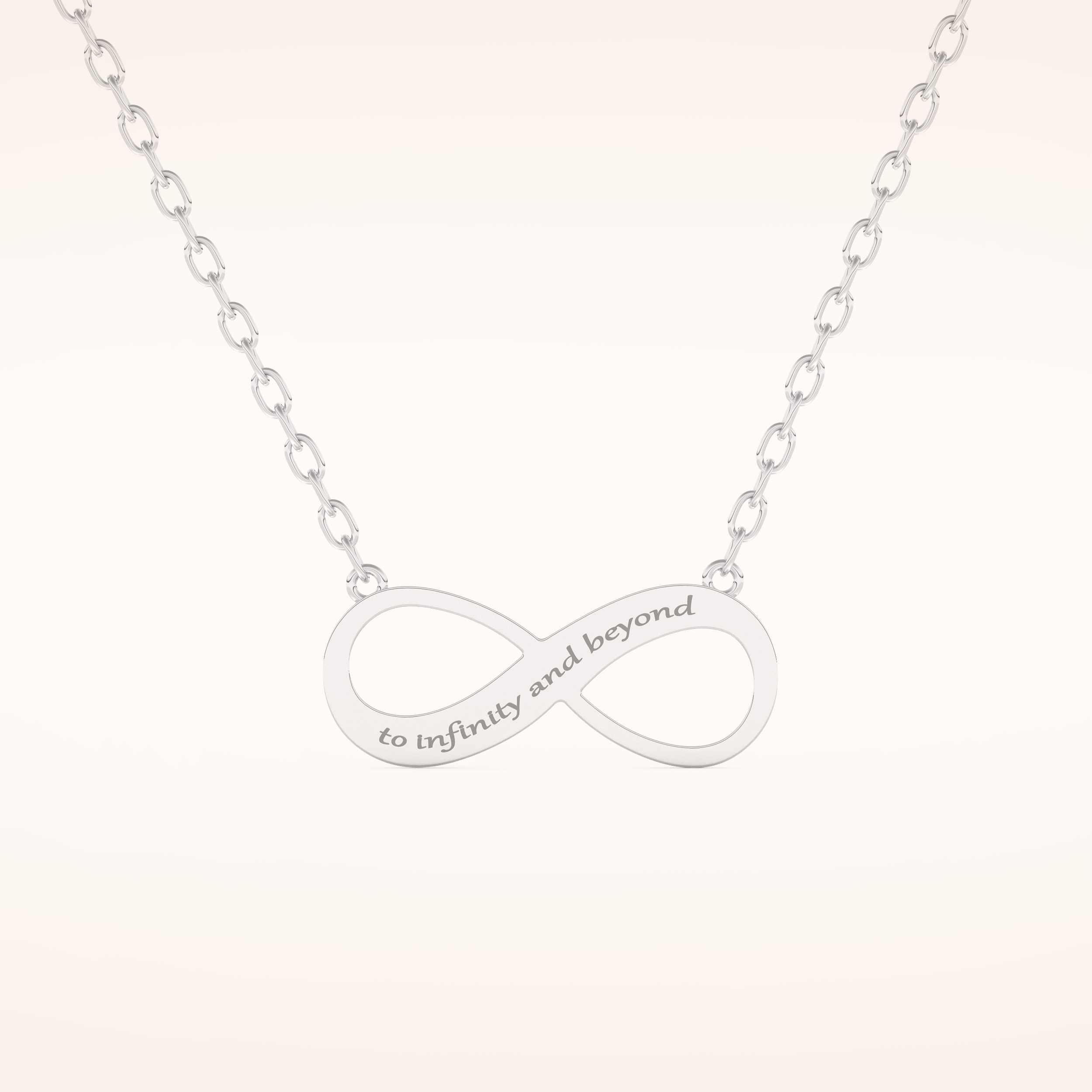 Custom Infinity Pendant Necklace – Crafted with Meaning 1