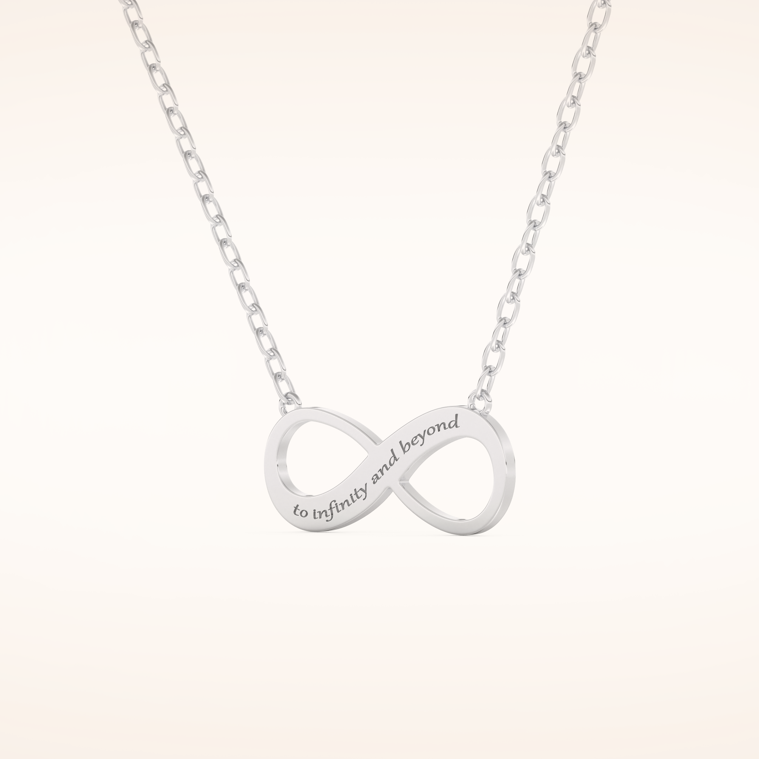 Custom Infinity Pendant Necklace – Crafted with Meaning 2