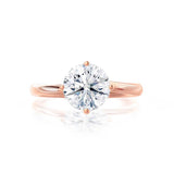Round Solitaire Lab Grown Diamond Engagement Ring