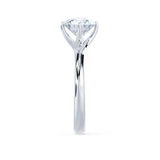 Round Solitaire Lab Grown Diamond Engagement Ring