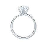 Round Solitaire Lab Grown Diamond Engagement Ring