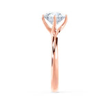 Round Solitaire Lab Grown Diamond Engagement Ring