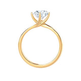 Round Solitaire Lab Grown Diamond Engagement Ring