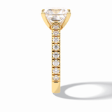 Princess Pave Lab Grown Diamond Engagement Ring